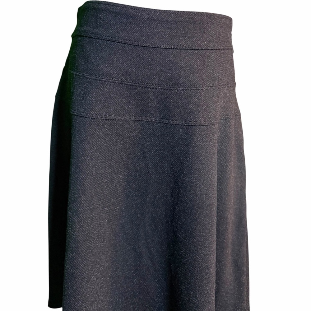 Athleta Ponte Twill A-Line Mini Skirt in Charcoal Gray Size 8 Tall - Picture 3 of 14